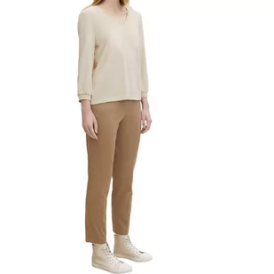 Spodnie damskie Tom Tailor Mia Slim bawełniane chinos-W34 - Spodnie damskie - miniaturka - grafika 1