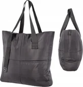 Torby i wózki na zakupy - Torba na ramię 4F shopperka F042 21L czarny - miniaturka - grafika 1