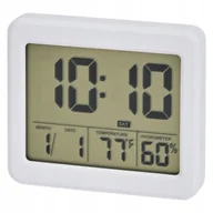 Stacje pogodowe - Domowa Stacja Pogodowa Termometr Wewnętrzny Higrometr Pomiar Wilgoci Data - miniaturka - grafika 1