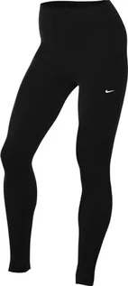 Spodnie rowerowe - Nike Spodnie damskie W Nk One Df Hr Tght Gls, Black/Sail, FZ4869-010, XS - grafika 1