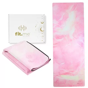 Mata Do Jogi Ćwiczeń Zamszowa Galaktyka 1,5mm Fit.me - Maty do jogi - miniaturka - grafika 1