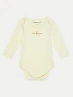 Body dla niemowląt - Calvin Klein Jeans Body dziecięce IN0IN00033 Żółty - miniaturka - grafika 1