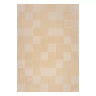Beżowy dywan wełniany 230x160 cm Checkerboard – Flair Rugs - Dywany - miniaturka - grafika 1