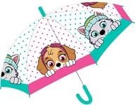 Parasolki dla dzieci - Parasolka dziewczęca parasol Psi Patrol Skye Zielona - miniaturka - grafika 1