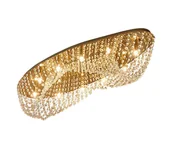 Lampy sufitowe - LUXERA 62441 - Plafon kryształowy ELIPTHON 10xG9/33W/230V - miniaturka - grafika 1