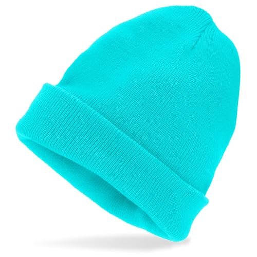 W WIDMANN MILANO Party Fashion – czapka typu beanie dla dorosłych, czapka z dzianiny o wyglądzie wełnianym, czapka zimowa, impreza tematyczna w stylu lat 80., karnawał
