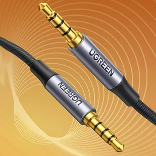 Ugreen kabel przewód AUX mini jack 3.5mm (męski) - mini jack 3,5mm (męski) 3m czarny (AV183) - Etui i futerały do telefonów - miniaturka - grafika 4