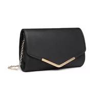 Torebki damskie - Miss Lulu Clutch damska torebka wieczorowa, torba na ramię, na imprezę, wesele, imprezę, czas wolny, mała torba na ramię, czarny - miniaturka - grafika 1