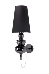 King Home Kinkiet QUEEN WALL 18 czarna 1018W1.BLACK - Lampy ścienne - miniaturka - grafika 1