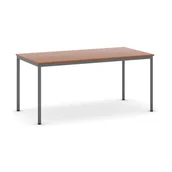 Stoły - B2B Partner Stoły kuchenne - kwadratowe nogi, ciemnoszara konstrukcja 555229 - miniaturka - grafika 1