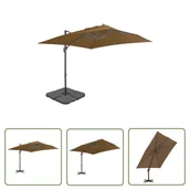 Parasole ogrodowe - The Living Store Parasol ogrodowy z przenośną podstawą - taupe - Parasol Ogrodowy - miniaturka - grafika 1