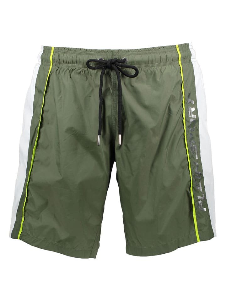Plein Sport Szorty kąpielowe w kolorze khaki