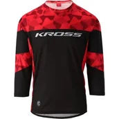 Koszulki rowerowe - Koszulka rowerowa KROSS Hyde KRT Replica (rozmiar M) Czerwono-czarny - miniaturka - grafika 1