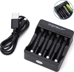 Ładowarka Aigostar Ładowarka do akumulatorków od 1 do 4 ogniw AA/AAA zasilana z USB Ładowarka do akumulatorków od 1 do 4 ogniw AA/AAA zasilana z USB - Ładowarki do aparatów dedykowane - miniaturka - grafika 1