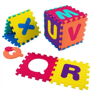 Mata edukacyjna dla dziecka puzzle Literki 10szt. 30x30x1 cm - Maty piankowe Mata edukacyjna dla dziecka puzzle Literki 10szt. 30x30x1 cm - Maty piankowe - miniaturka - grafika 1