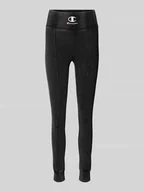 Legginsy - Legginsy o kroju skinny fit z przeszytym kantem - miniaturka - grafika 1