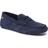 Mokasyny damskie - Tommy Hilfiger Skórzane mokasyny - miniaturka - grafika 1