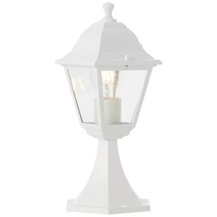 Stojąca latarnia do ogrodu Nissie 90993A05 Brilliant metalowa biała - Lampy stojące - miniaturka - grafika 1