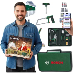 Zestaw Narzędzi Bosch Kalendarz Adwentowy Świąteczny 2025 Dla Mężczyzny Faceta Męża Ojca Dziadka + Ebook-2 - Ozdoby bożonarodzeniowe - miniaturka - grafika 1