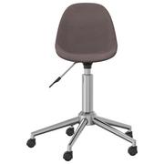 Fotele i krzesła biurowe - vidaXL Krzesło biurowe Obrotowe krzesło biurowe taupe tapicerowane tkaniną 333412 - miniaturka - grafika 1
