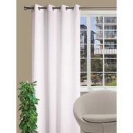 Zasłony - Zasłona z kółkami OXFORD 140 x 260 cm biały - miniaturka - grafika 1