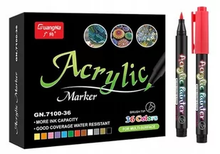 Pisaki Flamastry Mazaki Akrylowe 36szt (C025) - Przybory szkolne - miniaturka - grafika 1