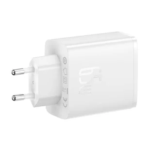 Ładowarka sieciowa Baseus OS-Cube Pro 2xUSB-C + USB, 65W (biała) - Ładowarki do telefonów Ładowarka sieciowa Baseus OS-Cube Pro 2xUSB-C + USB, 65W (biała) - Ładowarki do telefonów - miniaturka - grafika 5