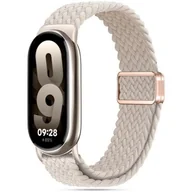 Akcesoria do smartwatchy - Pasek TECH-PROTECT NylonMag do Xiaomi Smart Band 8/8 NFC/9/9 NFC Beżowy - miniaturka - grafika 1