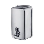 Mydelniczki i dozowniki mydła - Sanjo metalowy dozownik mydła w płynie 500 ml SD500MBP - miniaturka - grafika 1