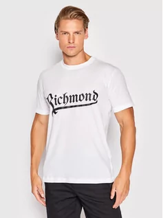 Koszulki i topy damskie - John Richmond T-Shirt RMA22091TS Biały Regular Fit - grafika 1