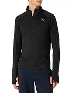 Koszulki męskie - PUMA Męska koszulka Run 1/4 Zip Ls Tee M sweter - miniaturka - grafika 1