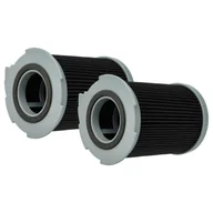 Filtry do odkurzaczy - vhbw 2x Filtry do odkurzacza kompatybilne z LG VC-7070 CTS, VC-7070 CT, VC-7070 CTR, VC-7070 CP, VC-7070 Odkurzacz - Filtr HEPA Czarny Szary czarny... - miniaturka - grafika 1