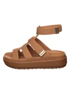 Sandały damskie - Crocs Sandały "Brooklyn Luxe" w kolorze jasnobrązowym - miniaturka - grafika 1