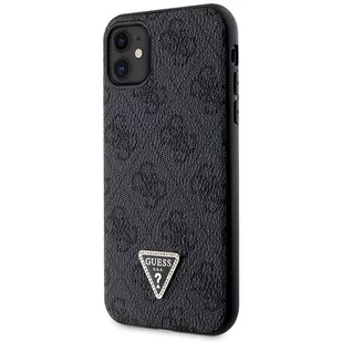 Guess GUHCN61P4TDSCPK iPhone 11 / Xr 6.1" czarny/black hardcase Crossbody 4G Metal Logo - Etui i futerały do telefonów - miniaturka - grafika 2