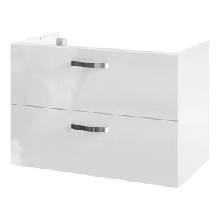 Szafka pod umywalkę Aruna wisząca 80 cm biała - Szafki łazienkowe - miniaturka - grafika 1