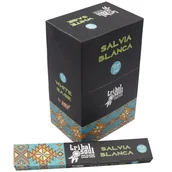 Kadzidła i dodatki - Hari Darshan Incense Indian Kadzidełka White Sage Szałwia Naturalne Premium 15g 45FF-764C6_20200126171800 - miniaturka - grafika 1