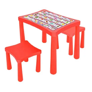 Pilsan czerwony PLS03493 8693461034930 - Stoliki dla dzieci - miniaturka - grafika 1
