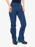 Odzież trekkingowa damska - Spodnie trekkingowe damskie Fjallraven Keb Trousers - indigo blue - miniaturka - grafika 1