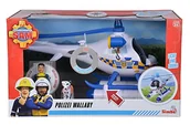 Samochody i pojazdy dla dzieci - Feuerwehrmann Sam Polizei Wallaby (biay/niebieski, wiato i dwik) - miniaturka - grafika 1
