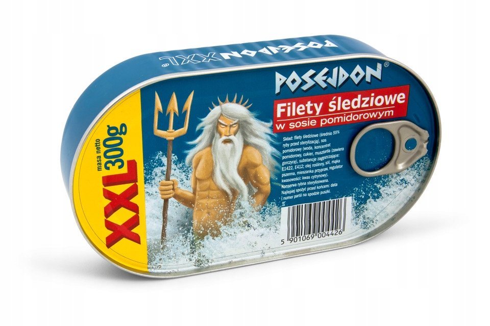 Filety śledziowe w sosie pomidorowym Posejdon 300 g Posejdon