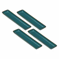 Tace i patery - ROSE&TULIPANI CONCERTO OTTANIO Zestaw 4 tac prostokątnych 32 x 8 cm - miniaturka - grafika 1