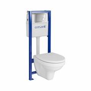 Stelaże i zestawy podtynkowe do WC - Zestaw podtynkowy WC Cersanit Delfi SZWZ1007066282 - miniaturka - grafika 1