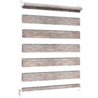 Rolety - Roleta dzień noc Naturale Click 108.5 x 140 cm sepia - miniaturka - grafika 1