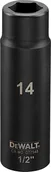 Klucze i nasadki - Dewalt nasadka 14mm 1/2c impact socket deep - miniaturka - grafika 1