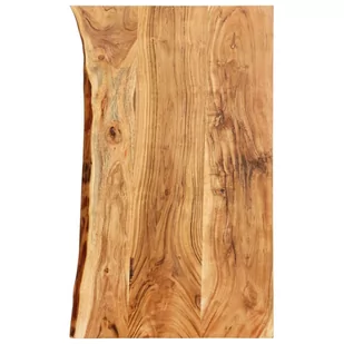 vidaXL Blat łazienkowy, lite drewno akacjowe, 100 x 55 x 3,8 cm vidaXL - Blaty meblowe i parapety okienne - miniaturka - grafika 1