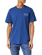 Koszulki męskie - Lee Męski T-shirt Graphic Tee, Blue Fade, L - miniaturka - grafika 1