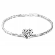 Bransoletki - Bransoletka srebrna do Pandora CHARMS 16 cm B144 - miniaturka - grafika 1