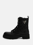 Kozaki damskie - tronchetto e stivaletto donna guess flfbd2 fal10 blkbr - miniaturka - grafika 1