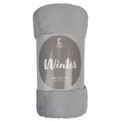 Koce - Koc WINTER 130 x 170 cm szary - miniaturka - grafika 1