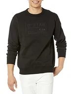 Bluzy męskie - G-STAR RAW Męska bluza z długim rękawem, czarna (dk Black A971-6484), S, czarny (Dk Black A971-6484), S - miniaturka - grafika 1